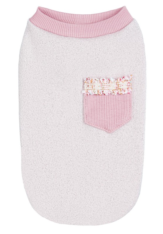 Sweter dla psa NICEA różowy | PETZWELCOME