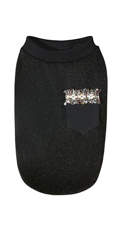 Sweter dla psa NICEA czarny | PETZWELCOME