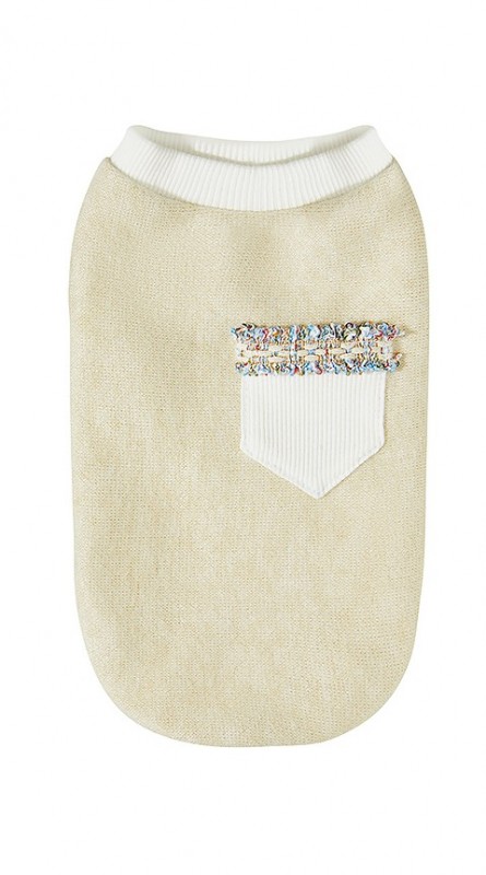 Sweter dla psa NICEA ecru | PETZWELCOME