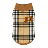 Golf dla psa Check brązowy | PETZWELCOME