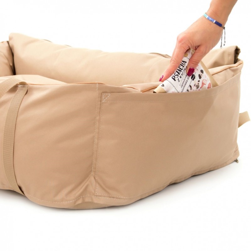 BeBobi ERO SOFT Olive dog car seat | Bebobi | PETZWELCOME