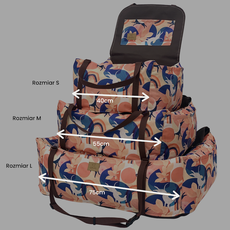 Dog car seat ERO SOFT Paradise| Bebobi | PETZWELCOME