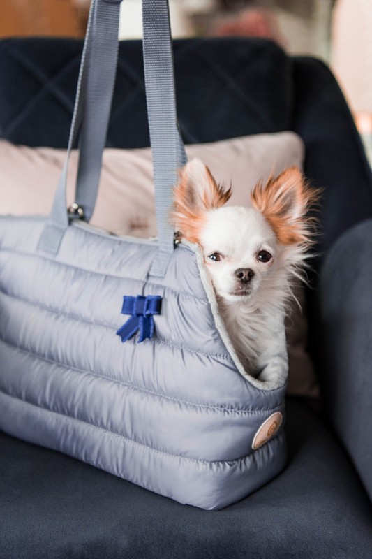 Dog/ cat carrier bag SIENNA ecru | PETZWELCOME