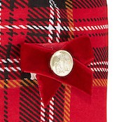 Turtleneck Check red| PETZWELCOME