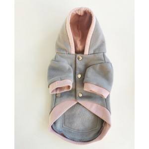 Dog hoodie NEW YORK gray| PETZWELCOME