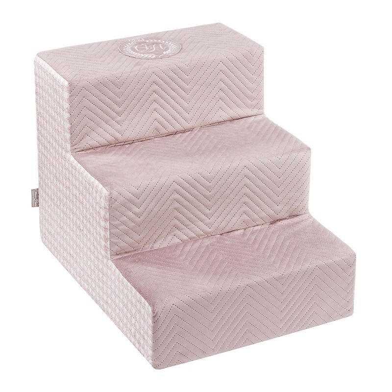 Schody dla psa POSITANO różowe | CHLOE'S HOME | PETZWELCOME