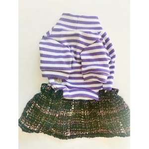 LIVIA dog dress with a frill | PETZWELCOME