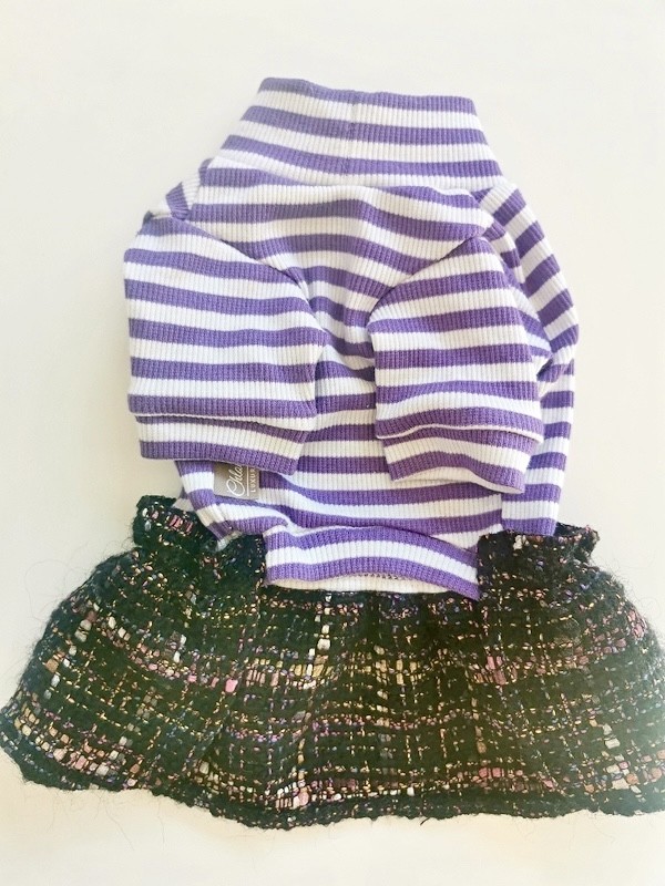 LIVIA dog dress with a frill | PETZWELCOME