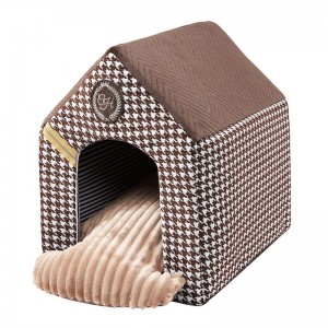 Dog and cat bed POSITANO brown