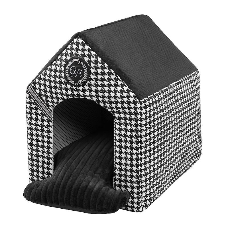 Dog and cat bed POSITANO black | Chloe's Home | PETZWELCOME