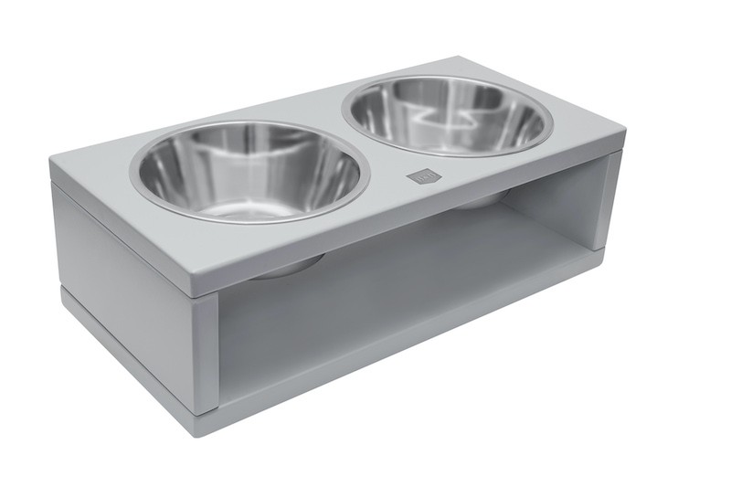 DELI gray dog bowl | PETZWELCOME