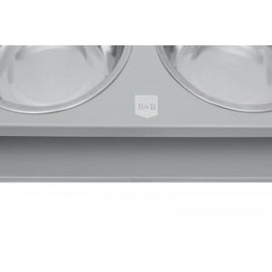 DELI gray dog bowl | PETZWELCOME