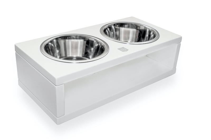 DELI white dog bowl | PETZWELCOME
