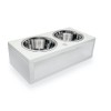 DELI white dog bowl | PETZWELCOME