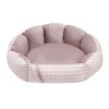 Exclusive bed for dog or cat POSITANO pink | PETZWELCOME