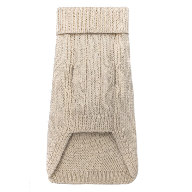 Dog sweater SNOWFLAKES cream | Bowl and Bone Republic | PETZWELCOME