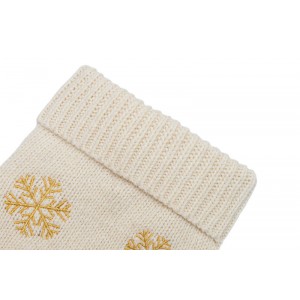 Dog sweater SNOWFLAKES cream | Bowl and Bone Republic | PETZWELCOME