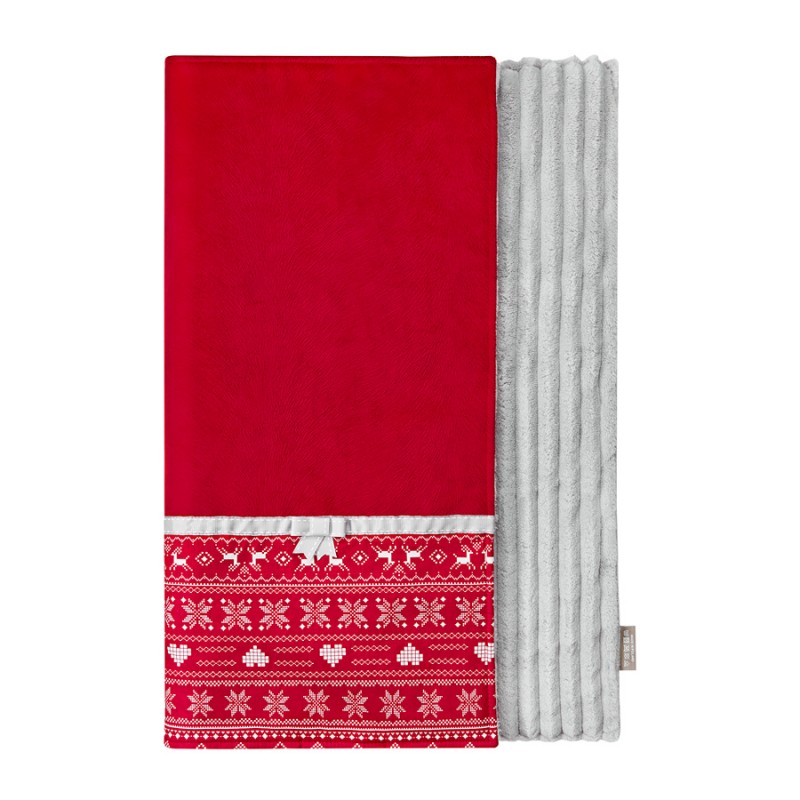 Dog blanket Scandi red | PETZWELCOME