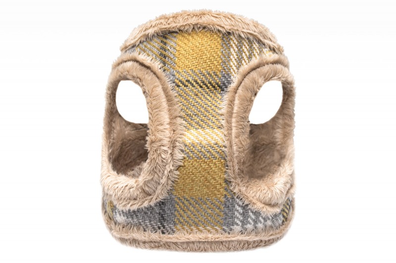 Winter dog harness LEAF gray | PETZWELCOME