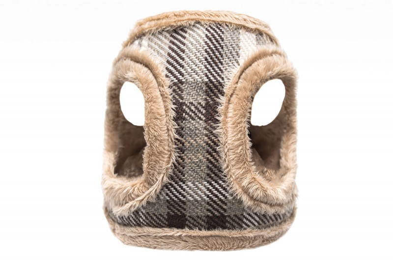 Winter dog harness LEAF brown | PETZWELCOME
