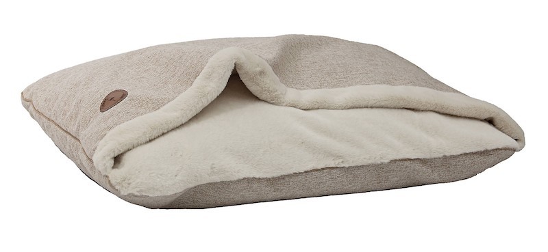 NEL mink dog bed beige | PETZWELCOME