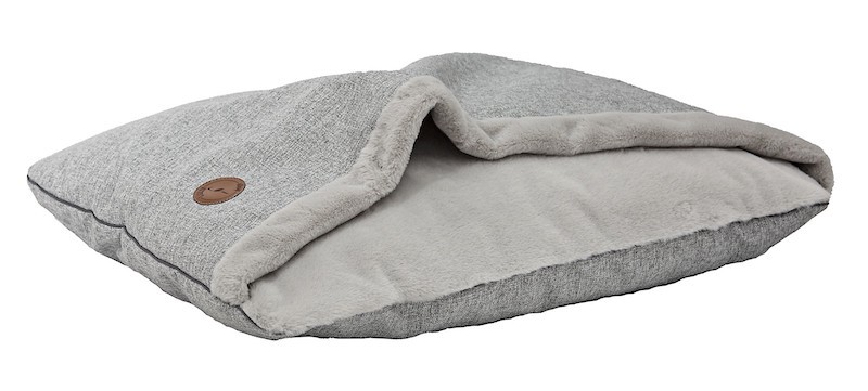 NEL mink dog bed gray | PETZWELCOME