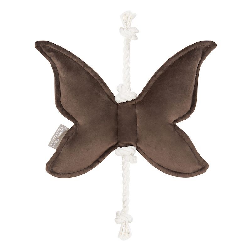 MIA butterfly dog ​​toy brown | PETZWELCOME