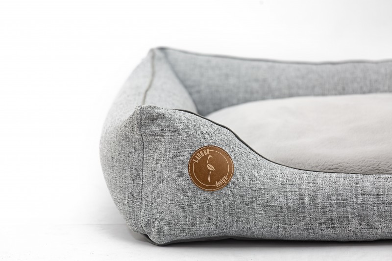 Legowisko dla psa lub kota CEZAR Natura szary | Royal Lauren Design | PETZWELCOME