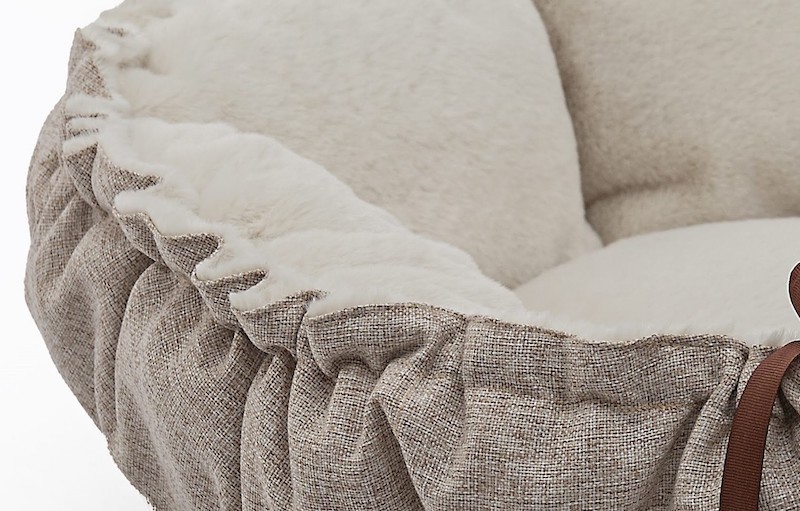 Beżowe legowisko DAISY Natura  | Lauren Design | PETZWELCOME