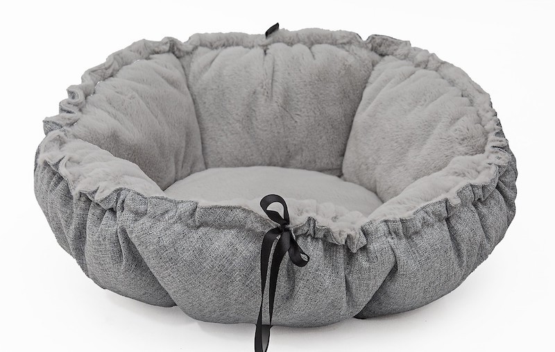 Szare legowisko DAISY Natura  | Lauren Design | PETZWELCOME