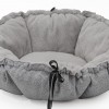 Gray pet bed DAISY Nature| Lauren Design | PETZWELCOME