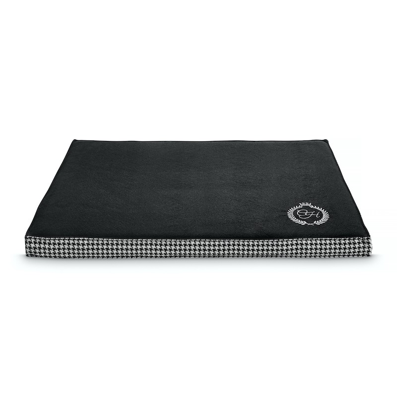 Orthopedic pet bed Porto black | PETZWELCOME