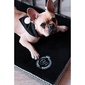 Orthopedic pet bed Porto black | PETZWELCOME