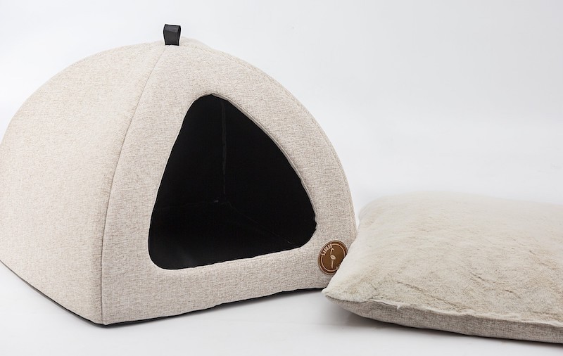 Doghouse Bella Natura Beige | Lauren Design | PETZWELCOME