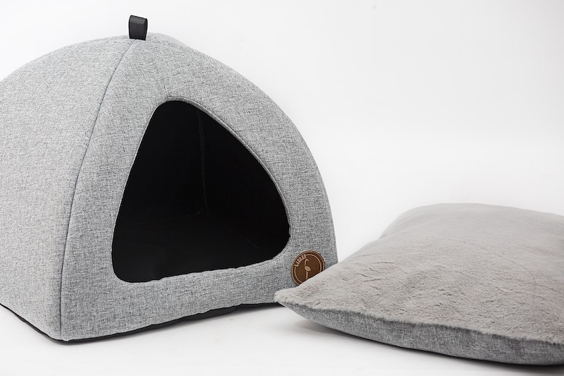 Doghouse Bella Natura gray | Lauren Design | PETZWELCOME