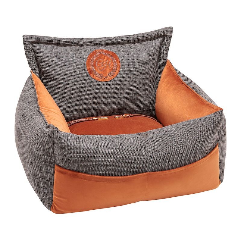 Dog car seat LISBON brown | PETZWECOME