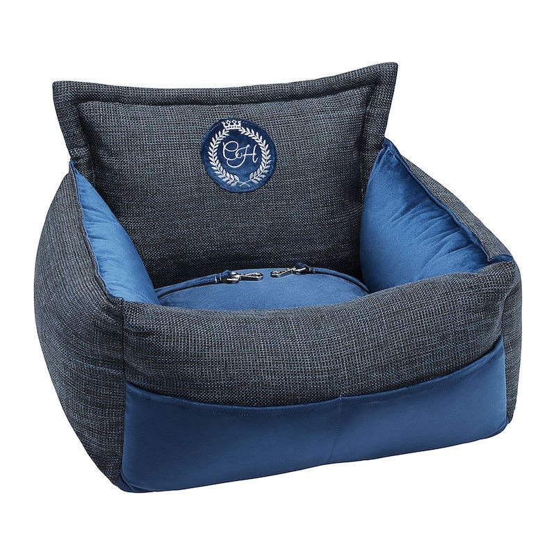 Dog car seat LISBON navy | PETZWECOME