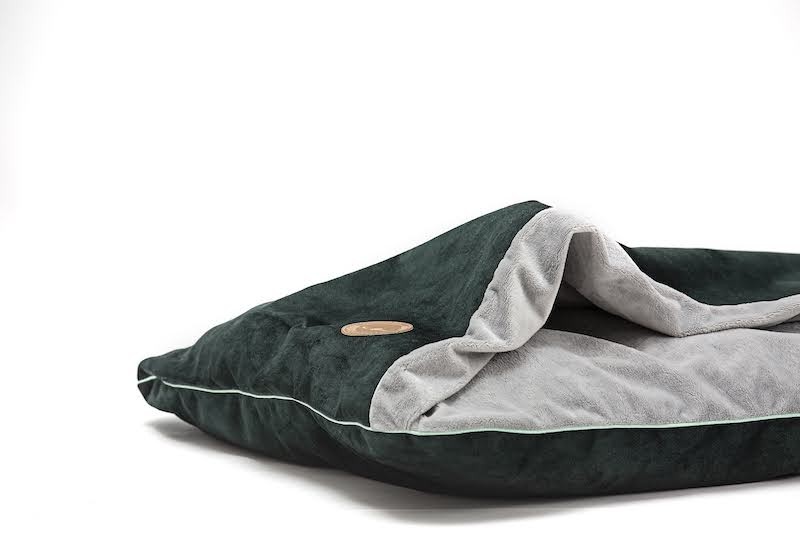 Dog bed Mink NEL green bottle