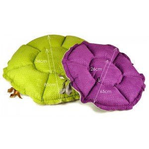 Pet bed  DAISY - gray velvet + minky| Lauren Design | PETZWELCOME