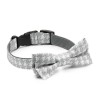 Bow tie for a dog or cat CLASSIC gray | PETZWELCOME