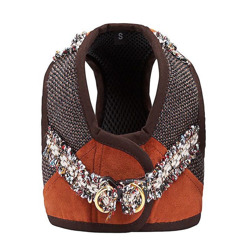 Harness vest type Lisbon brown | PETZWELCOME