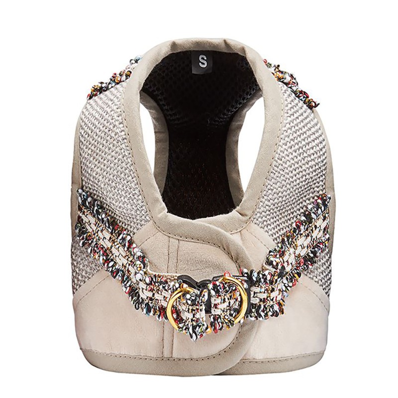 Harness vest type Lisbon ecru | PETZWELCOME