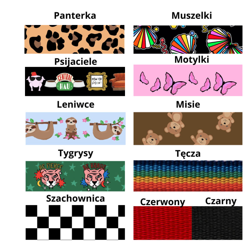 Smycz dla psa 4 w 1 różne kolory | PETZWELCOME