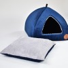 Doghouse Bella navy velvet | Lauren Design | PETZWELCOME