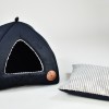 Doghouse Bella black velvet | Lauren Design | PETZWELCOME