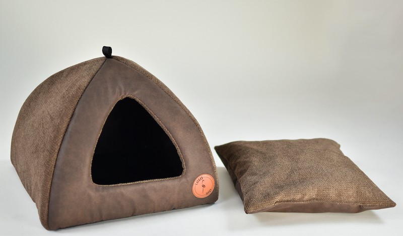 Doghouse Bella brown | Lauren Design | PETZWELCOME