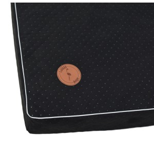 Black orthopedic mattress for dogs Hector | PETZWELCOME