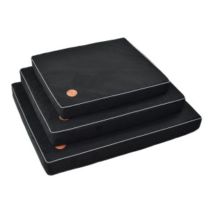 Black orthopedic mattress for dogs Hector | PETZWELCOME