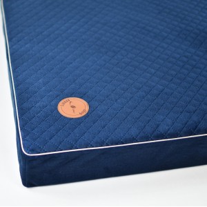 Navy orthopedic mattress for dogs Hector | PETZWELCOME