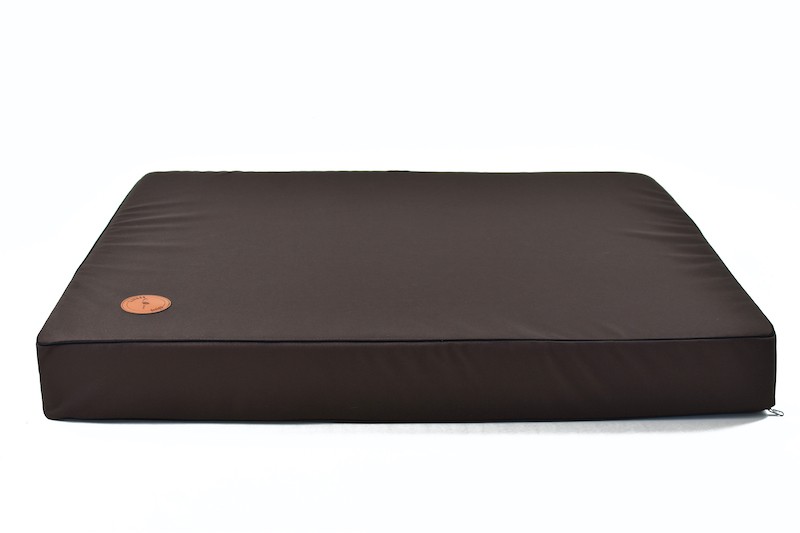 Brown orthopedic mattress for dogs Hector | PETZWELCOME